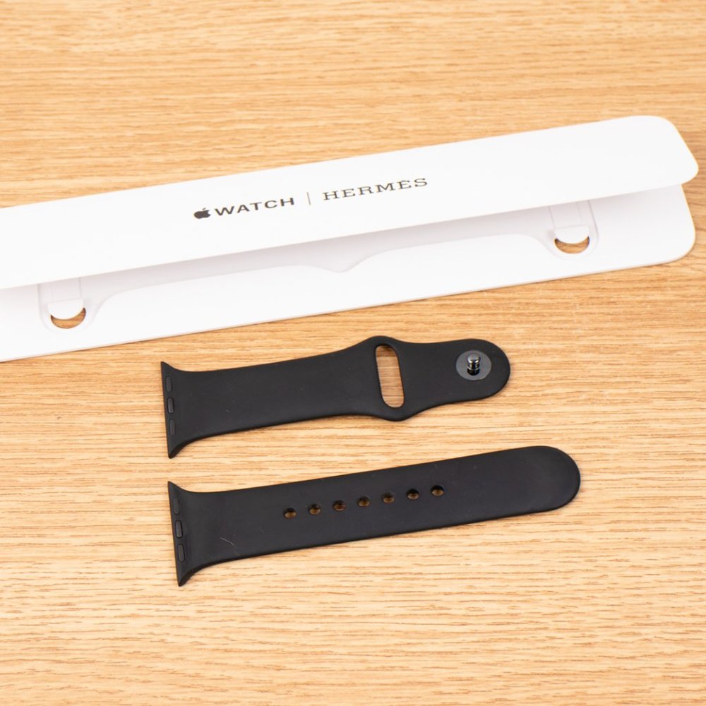Apple Watch Hermès Hermes Black 41mm 40mm 38mm Sport Band S/M 1 2 3 4 5 6 7 8 9